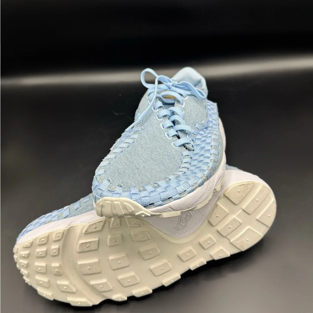 Nike Air Footscape Woven Ice Blue Sneakers Men’s 11.5 FV6103-400